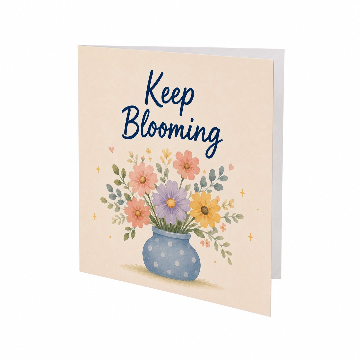 Keep Blooming Encouragement Card Personal Growth