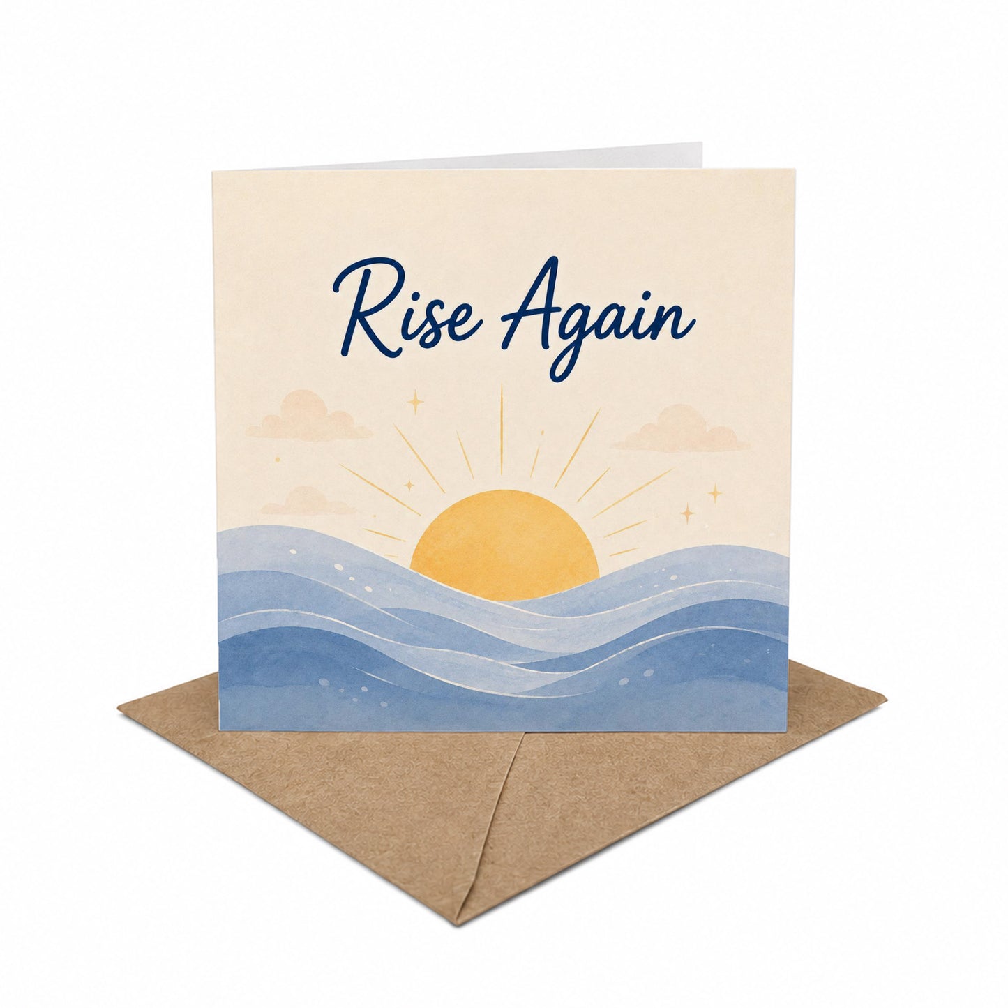 Rise Again Encouragement Card Comeback New Beginning