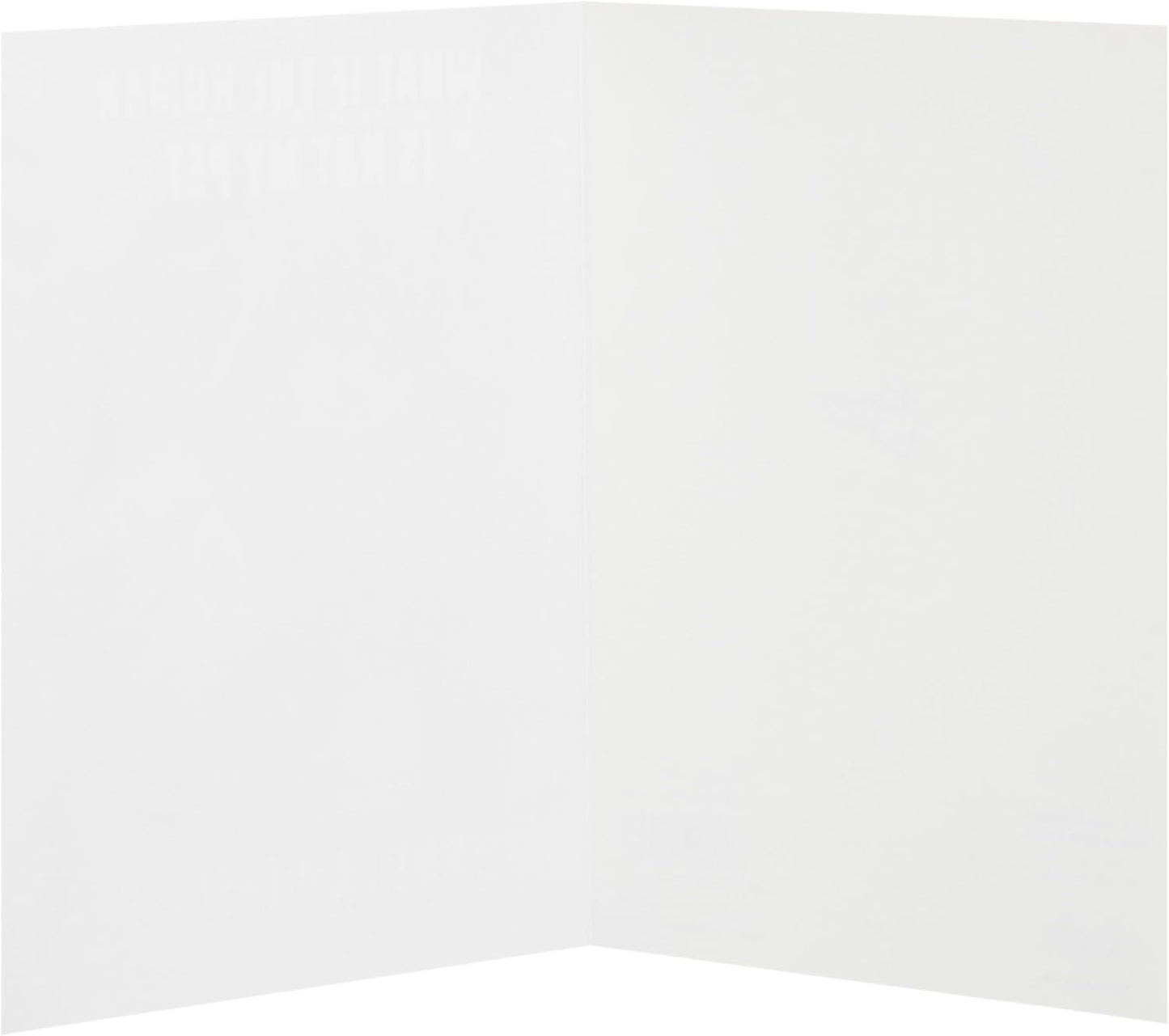 Funny Dog Design Birthday Open Blank Card