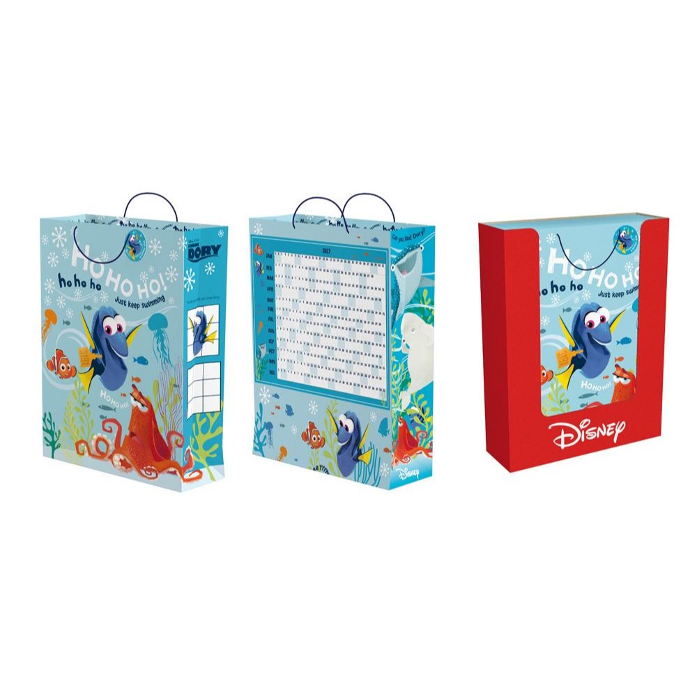 Pack of 12 Disney Finding Dory Jumbo Christmas Bags