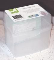 Premium Quality 60 CD Capacity Clear Storage Box