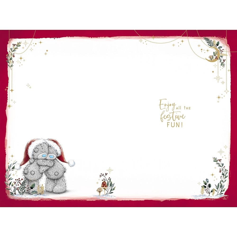 Bear Giving Hugs 'Big Hugs' Christmas Card