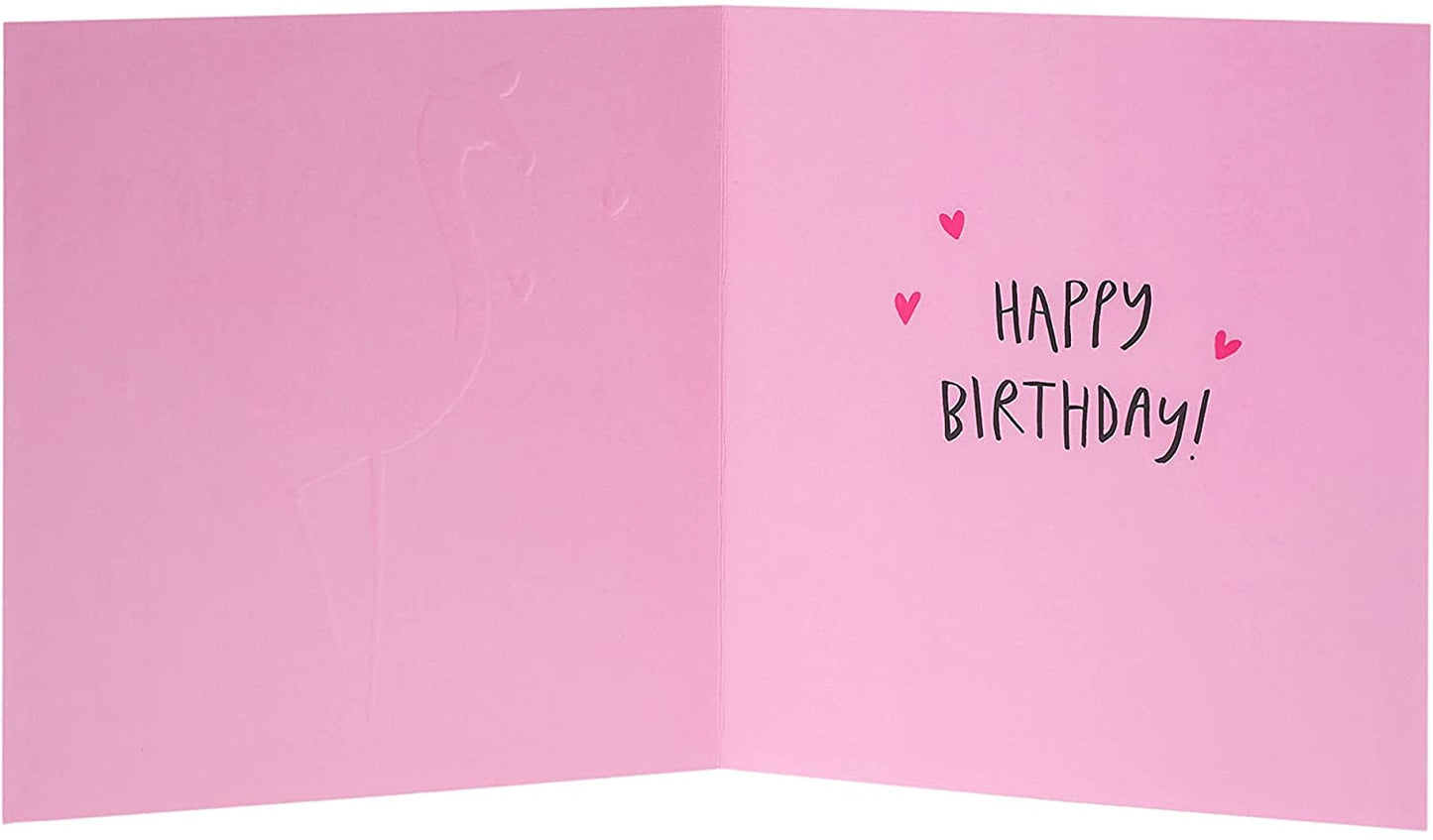 Fabulous Sister Flamingo Design Birthday Card