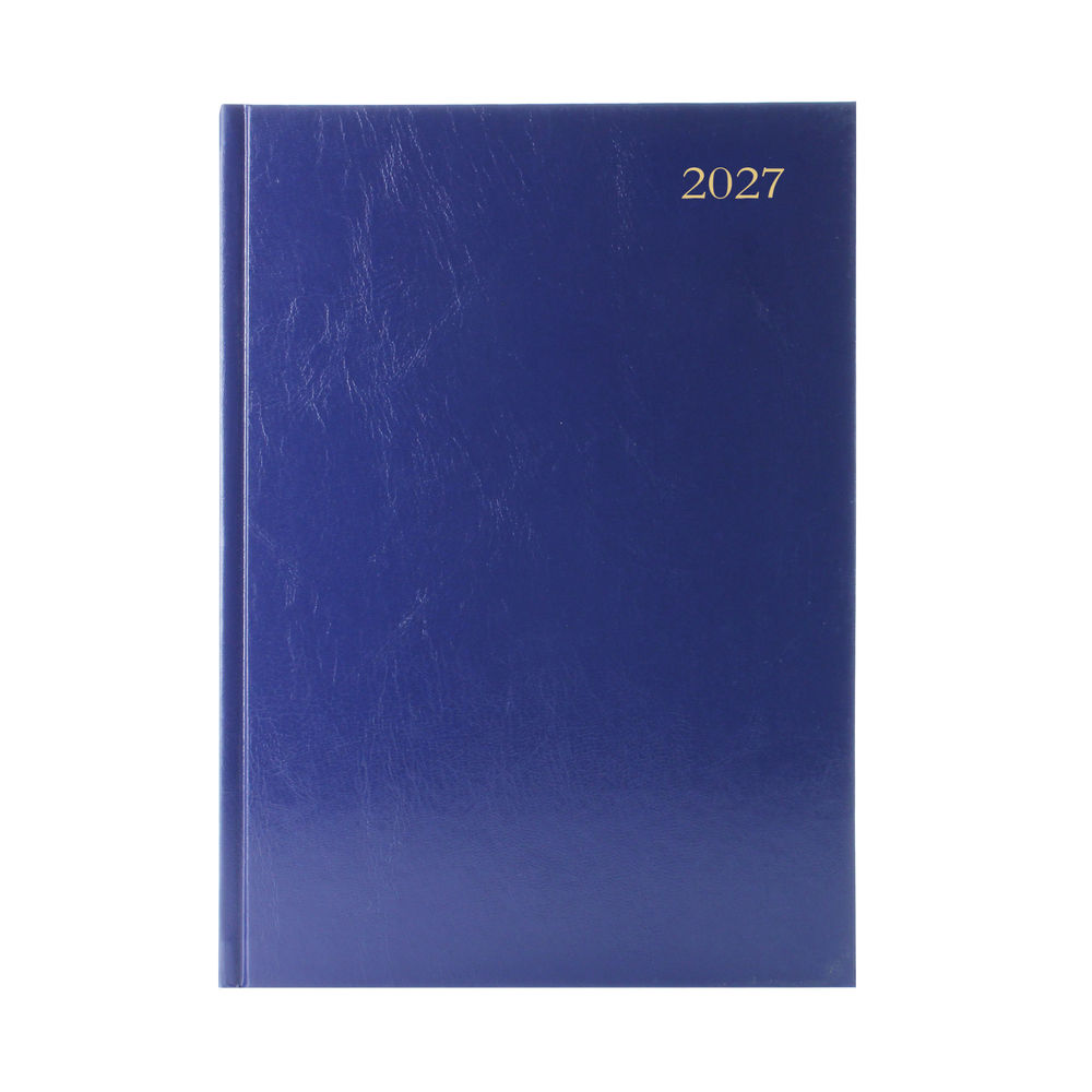 Janrax 2027 A5 Week To View Blue Desk Diary