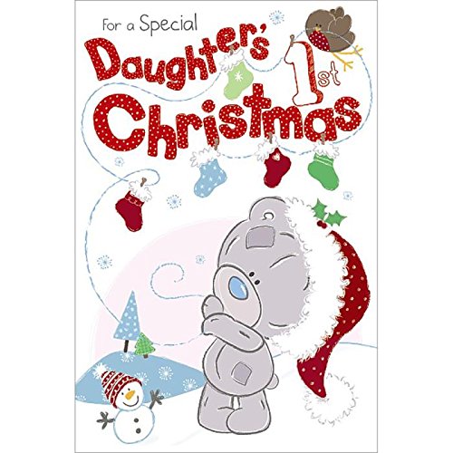 Daughters 1st Christmas Me to You Bear Card