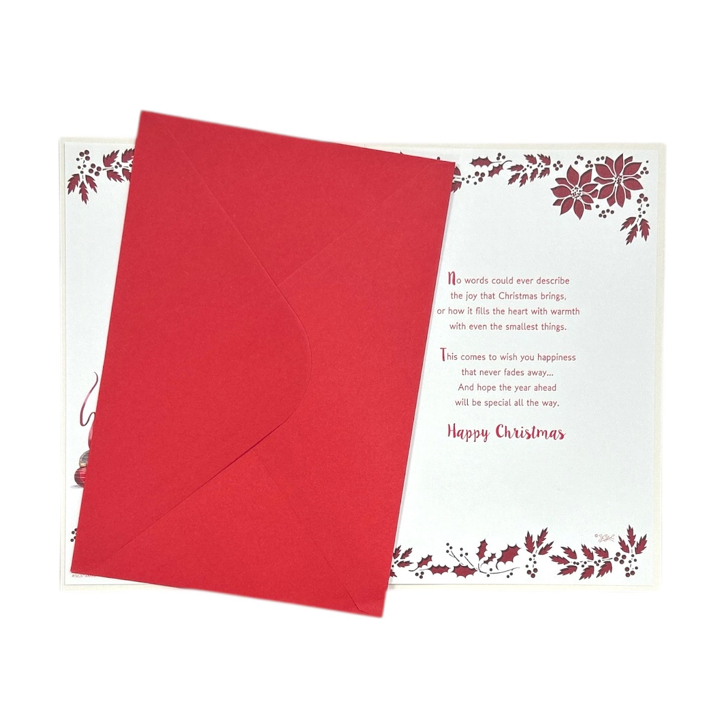 To a Special Mum and Dad Seasonal Sparkle & Love Christmas Card