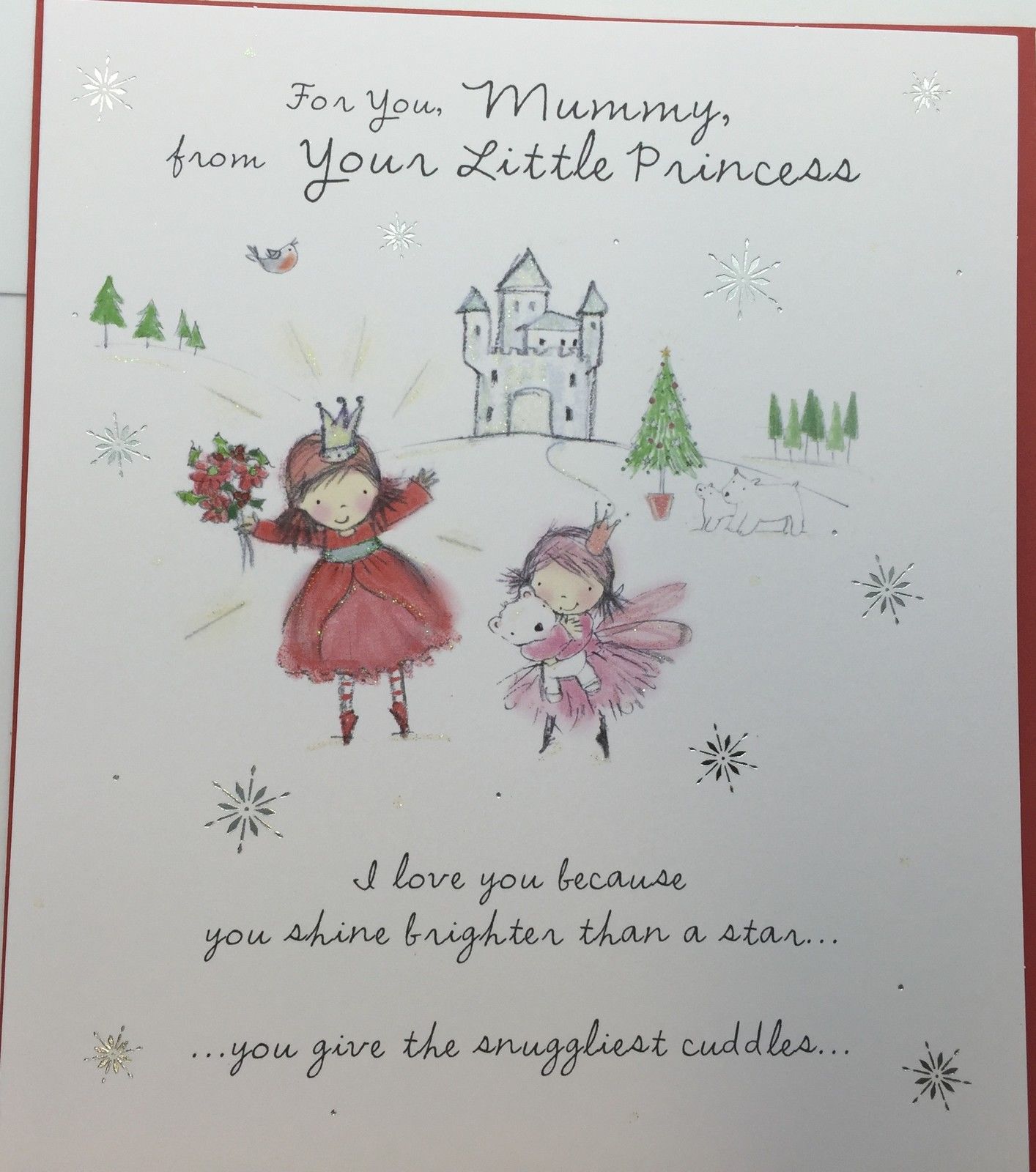Mummy From Your Little Princess Ickle Princess Christmas Card