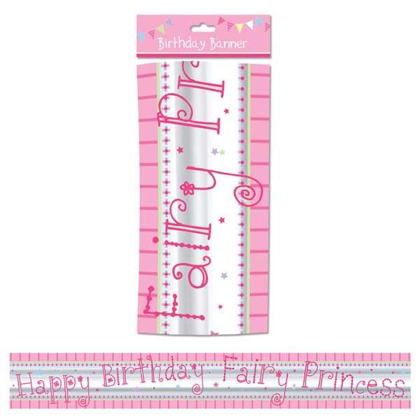 Princess Happy Birthday Foil Banner