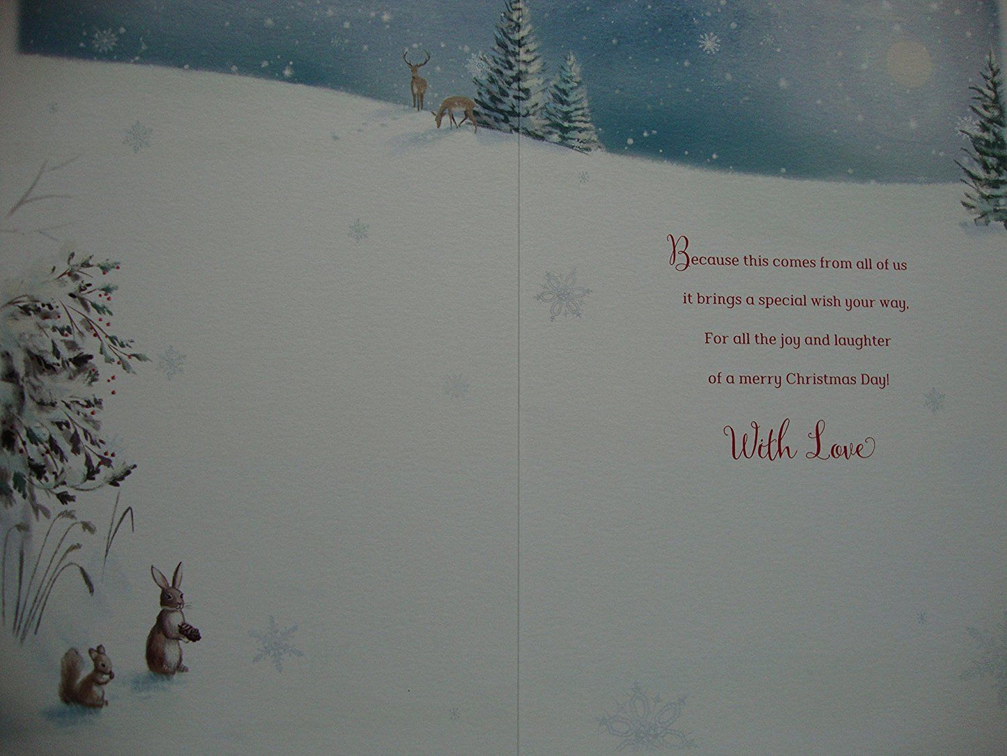 From all of us Christmas Card Santa