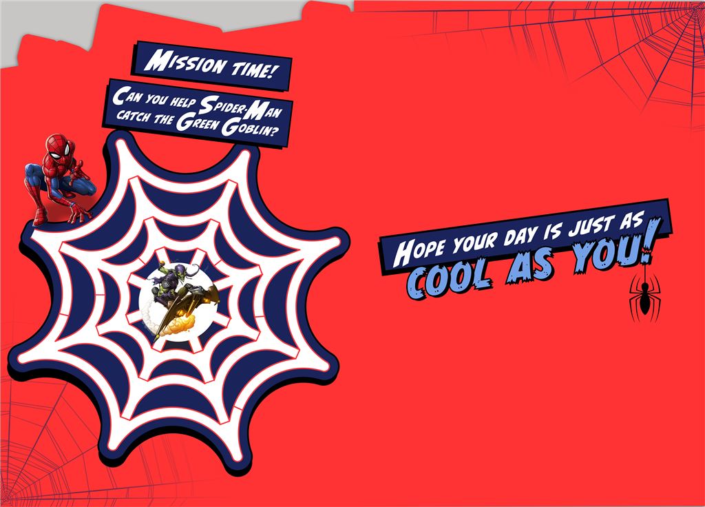 Amazing Son Spiderman Birthday Card