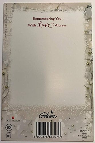 Mum Remembering You At Christmas Card Star And Bells