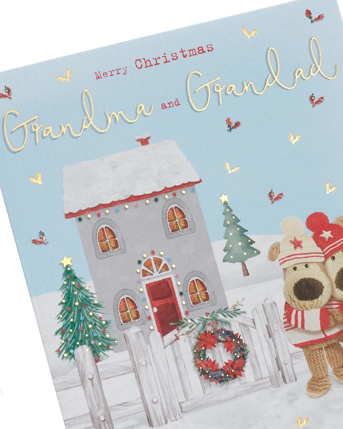 Boofle A Festive Grandma & Grandad Christmas Card