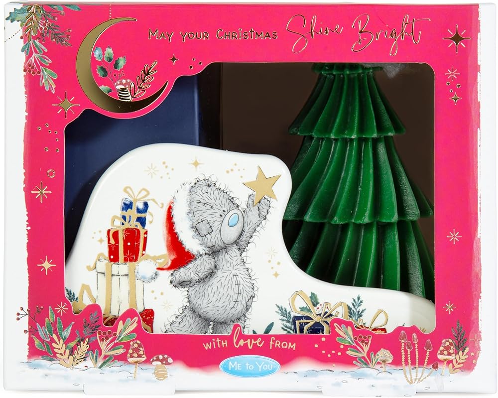 Me to You Tatty Teddy Candle Holder With Tree Candle Official Collection