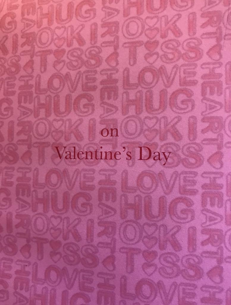 Hugs & Kisses Me to You Tatty Teddy Bear Valentines Day Card