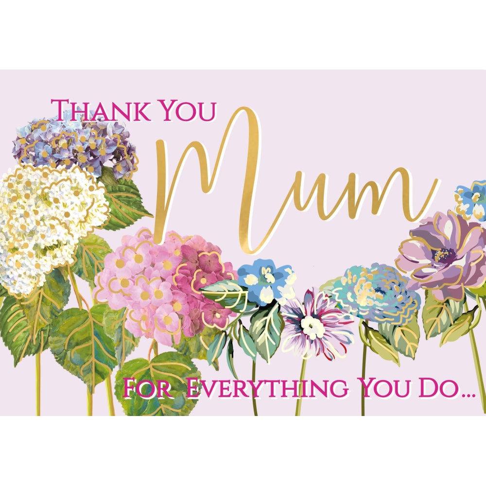 Thank You for Everything Blooms Galore! Mother's Day Pop Up Card