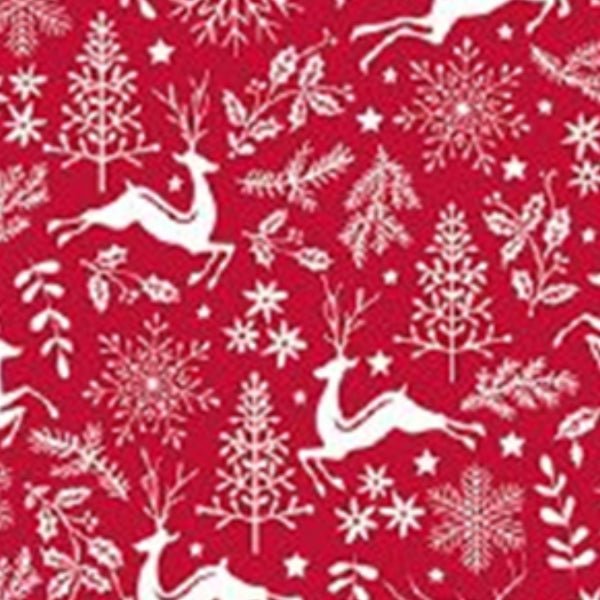 Single 2.5m x 70cm Christmas Design Festive Gift Wrap Roll