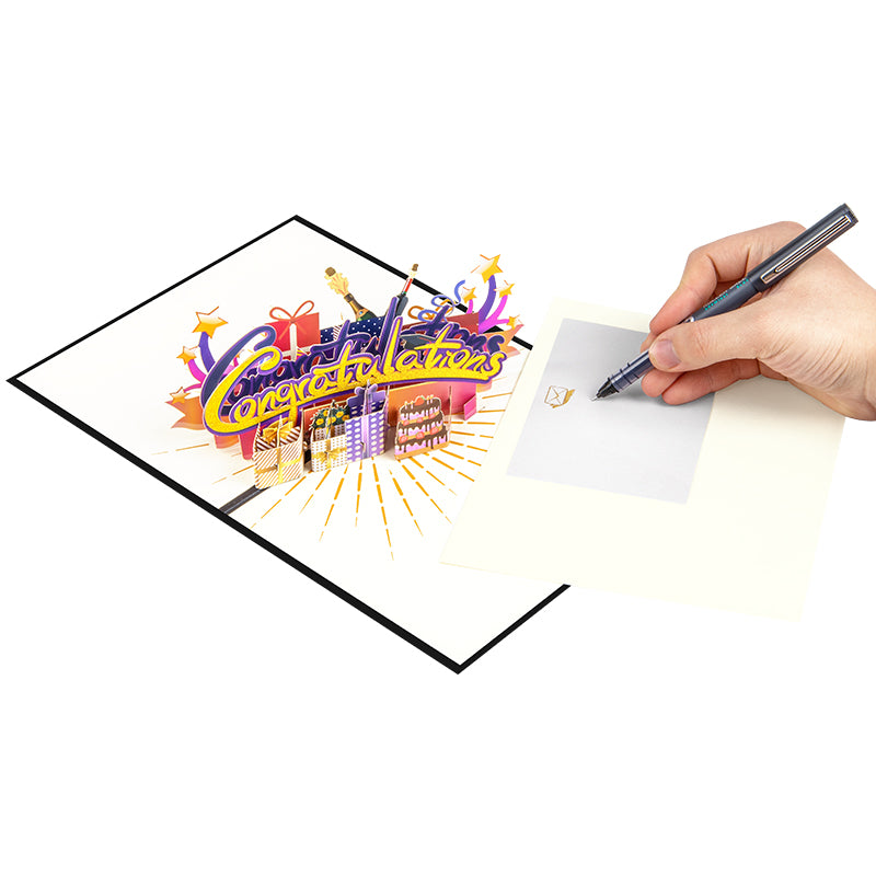Cheers to You 3D Pop Up Congratulations Card