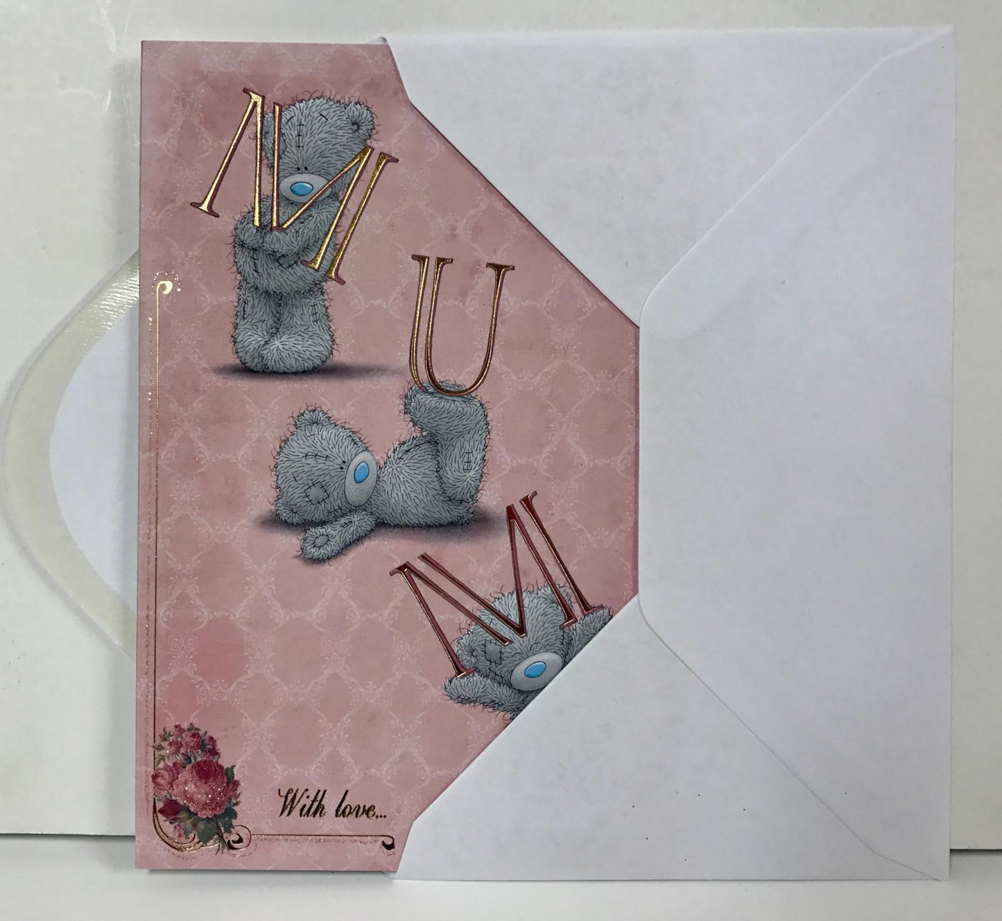 Me to You Bear With MUM Letter Mother's Day Card