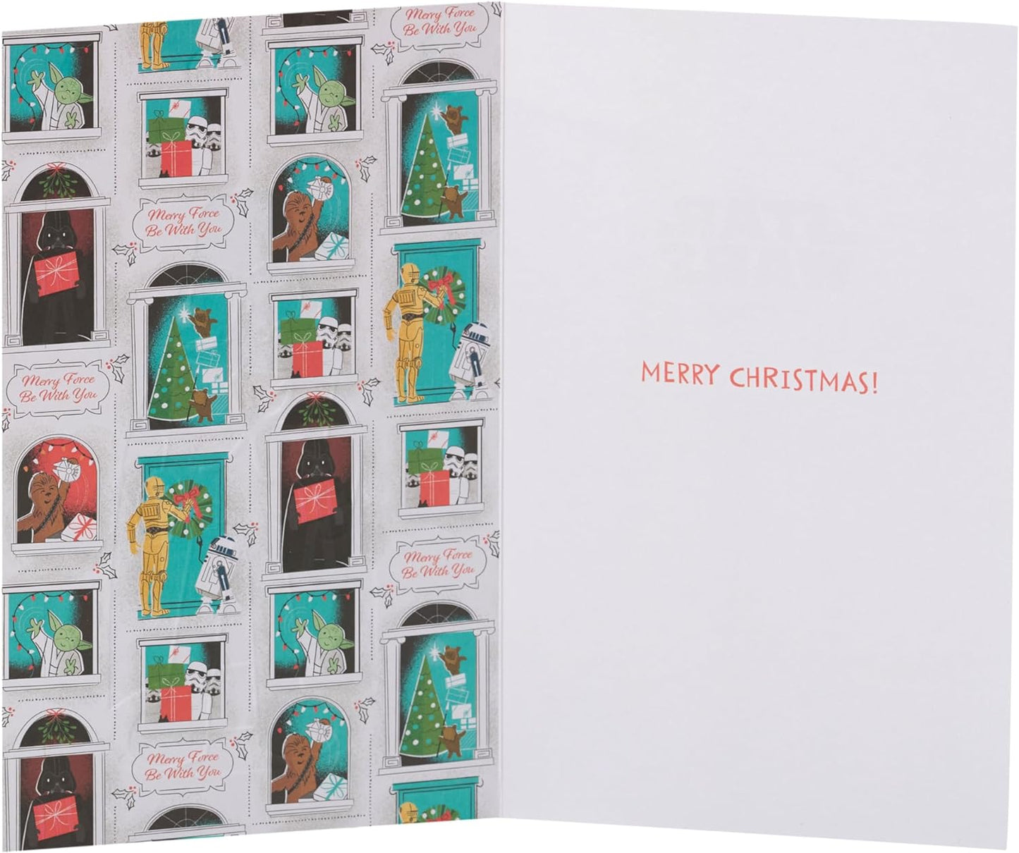 Dad Christmas Card Star Wars Darth Vader Design