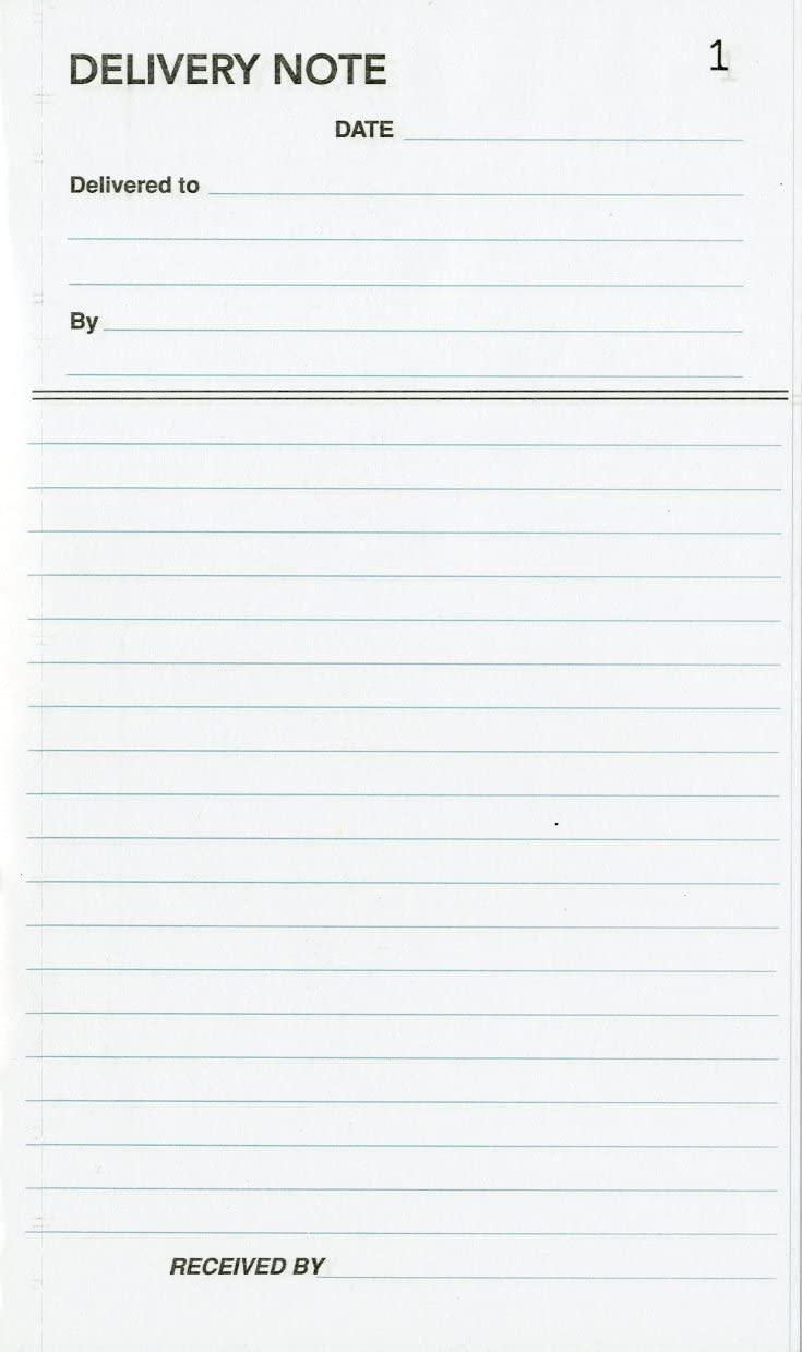 Carbonless Duplicate Delivery Book 8.25"x5"