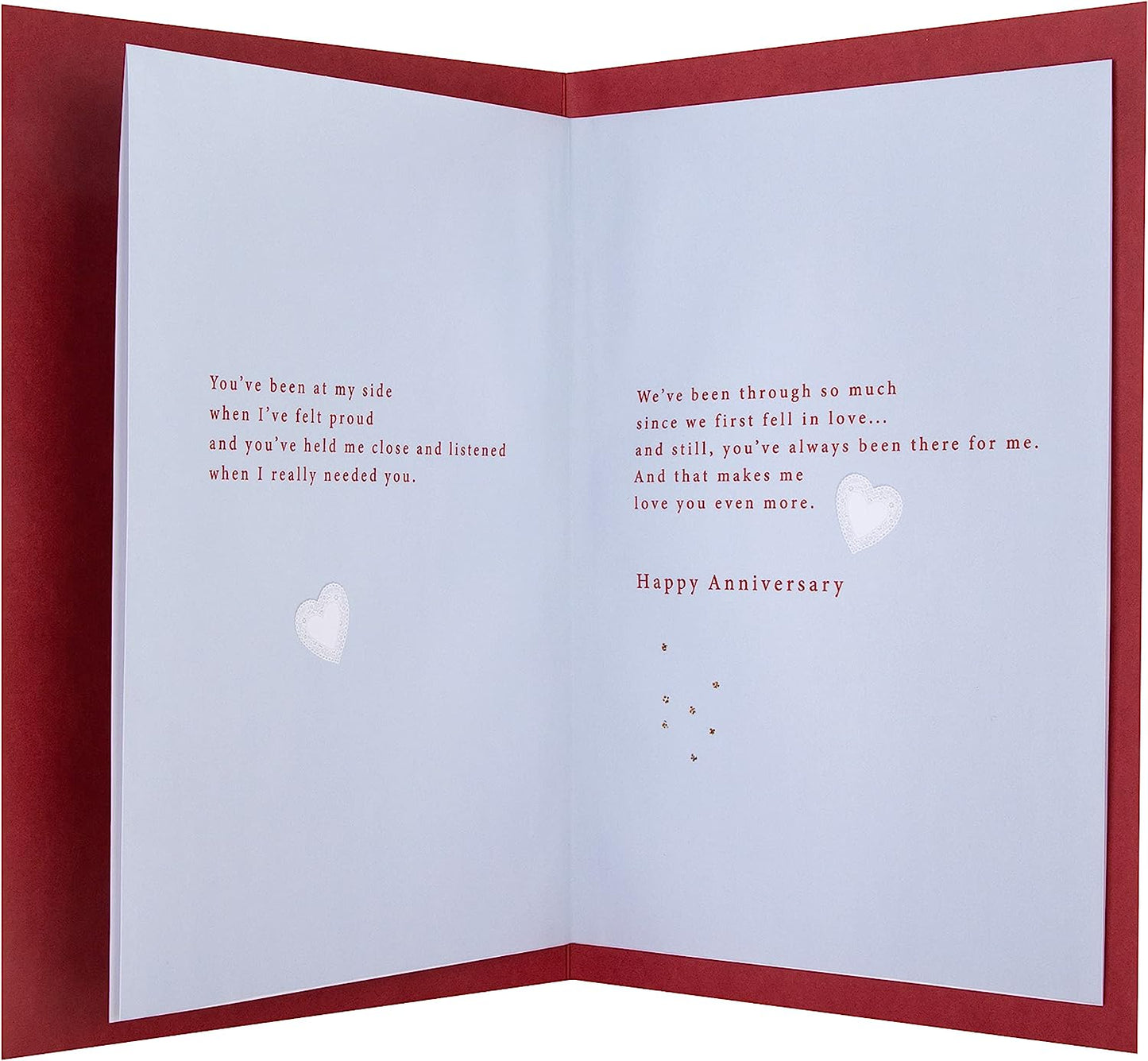 Classic Illustrated Design with Heartfelt Verse Husband Anniversary Card