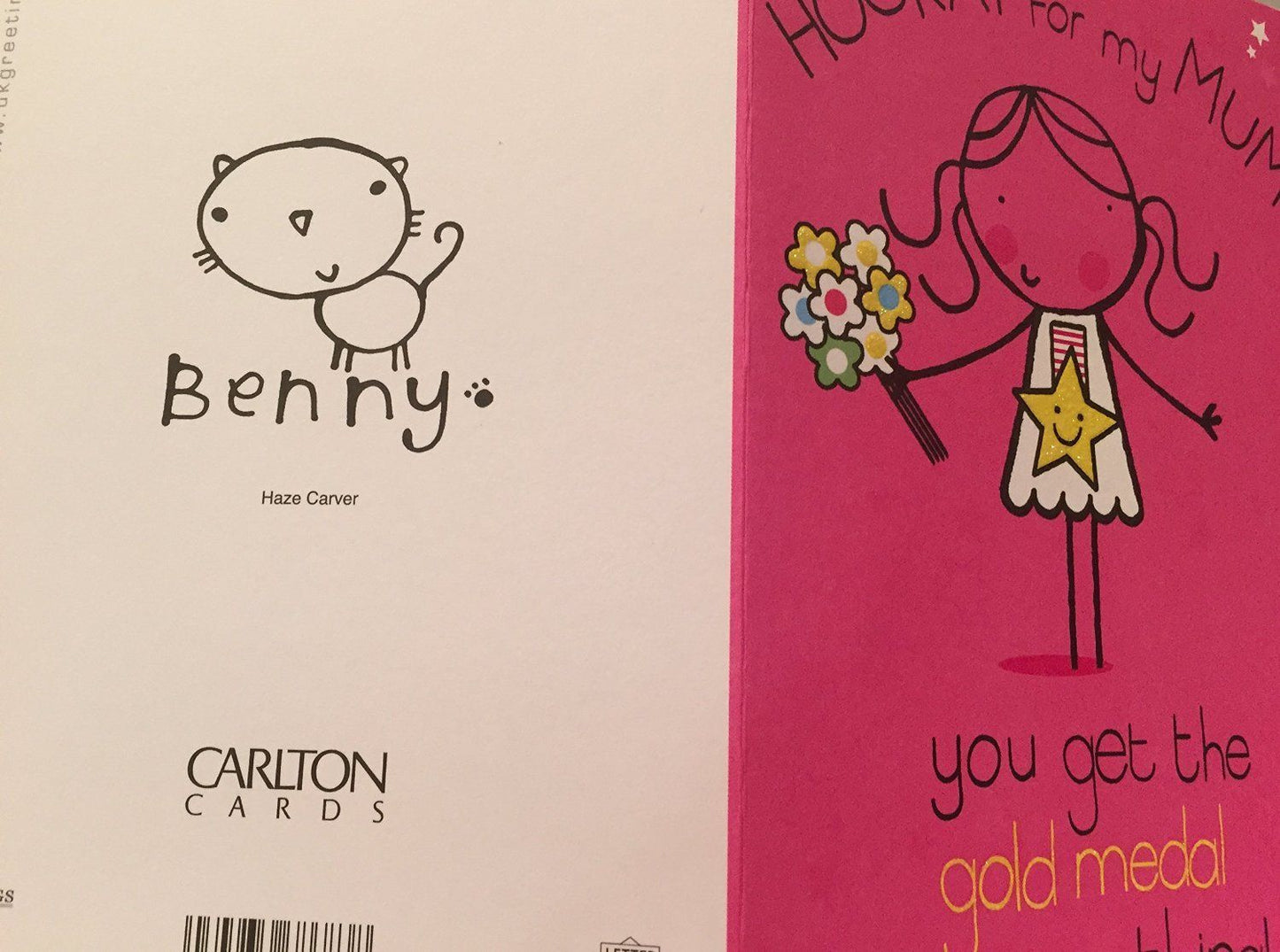 For My MUM HOORAY Mother's Day Card