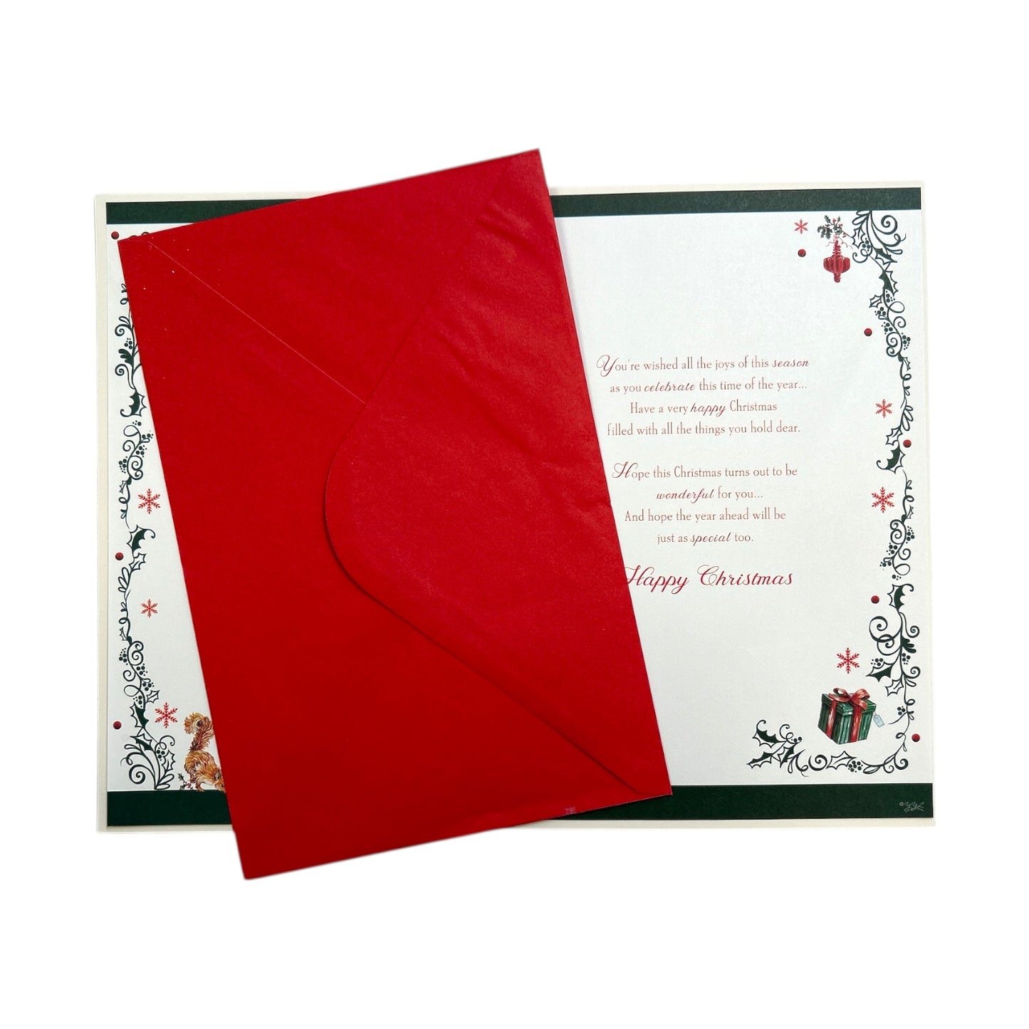 Winter Wonderland Reindeer Design To a Special Grandson Christmas Card