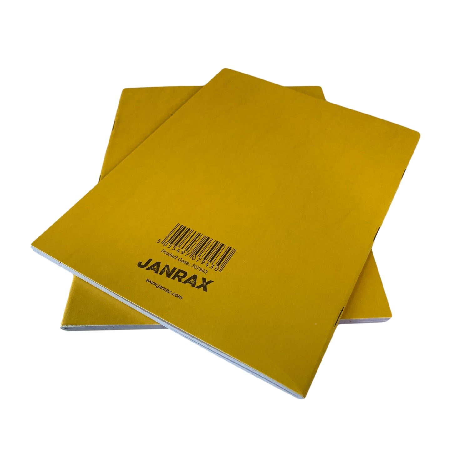 Janrax 9x7" Yellow 80 Pages Feint and Ruled Exercise Book