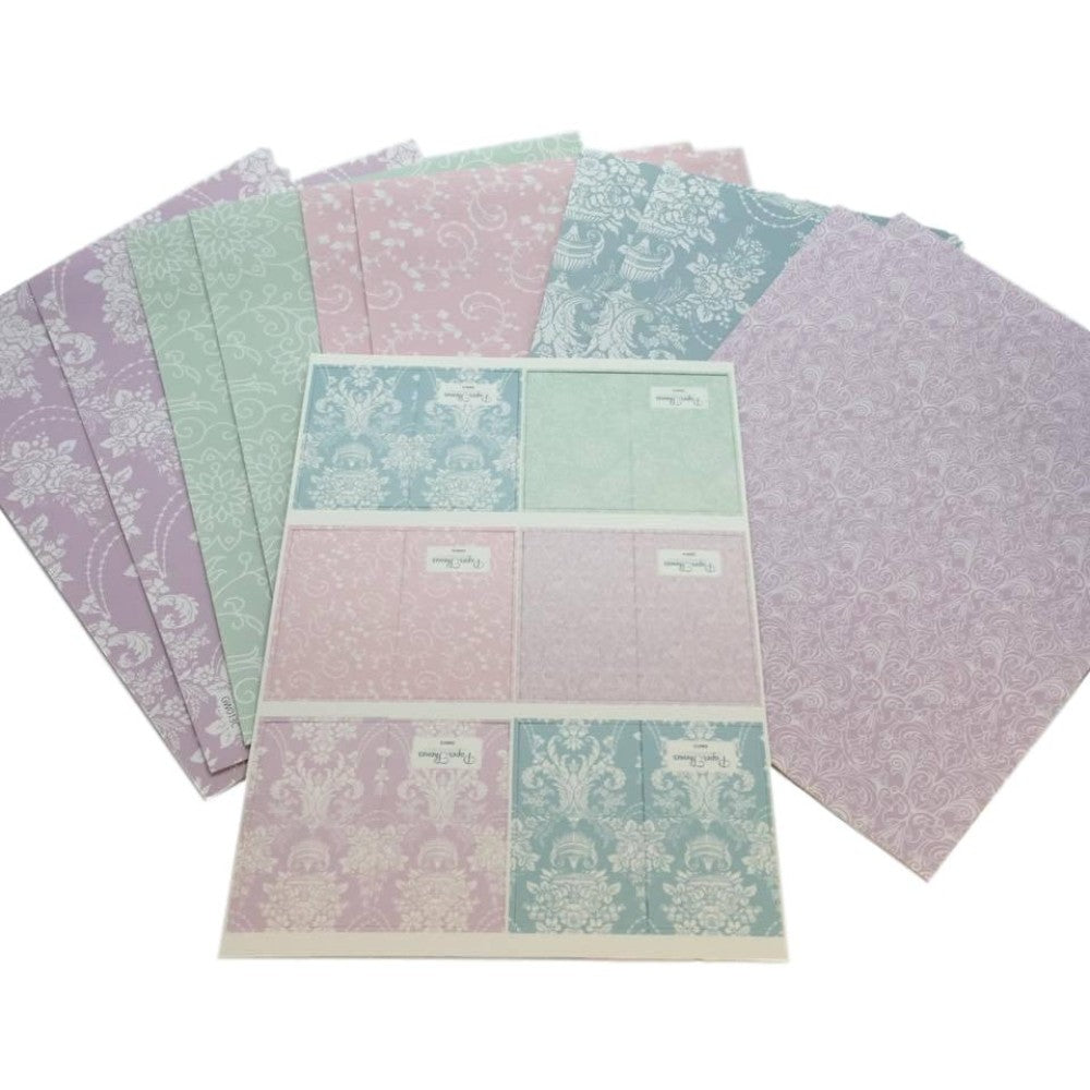 10 Sheet of Soft Touch Designer Floral Design Gift Wrap Wrapping Paper