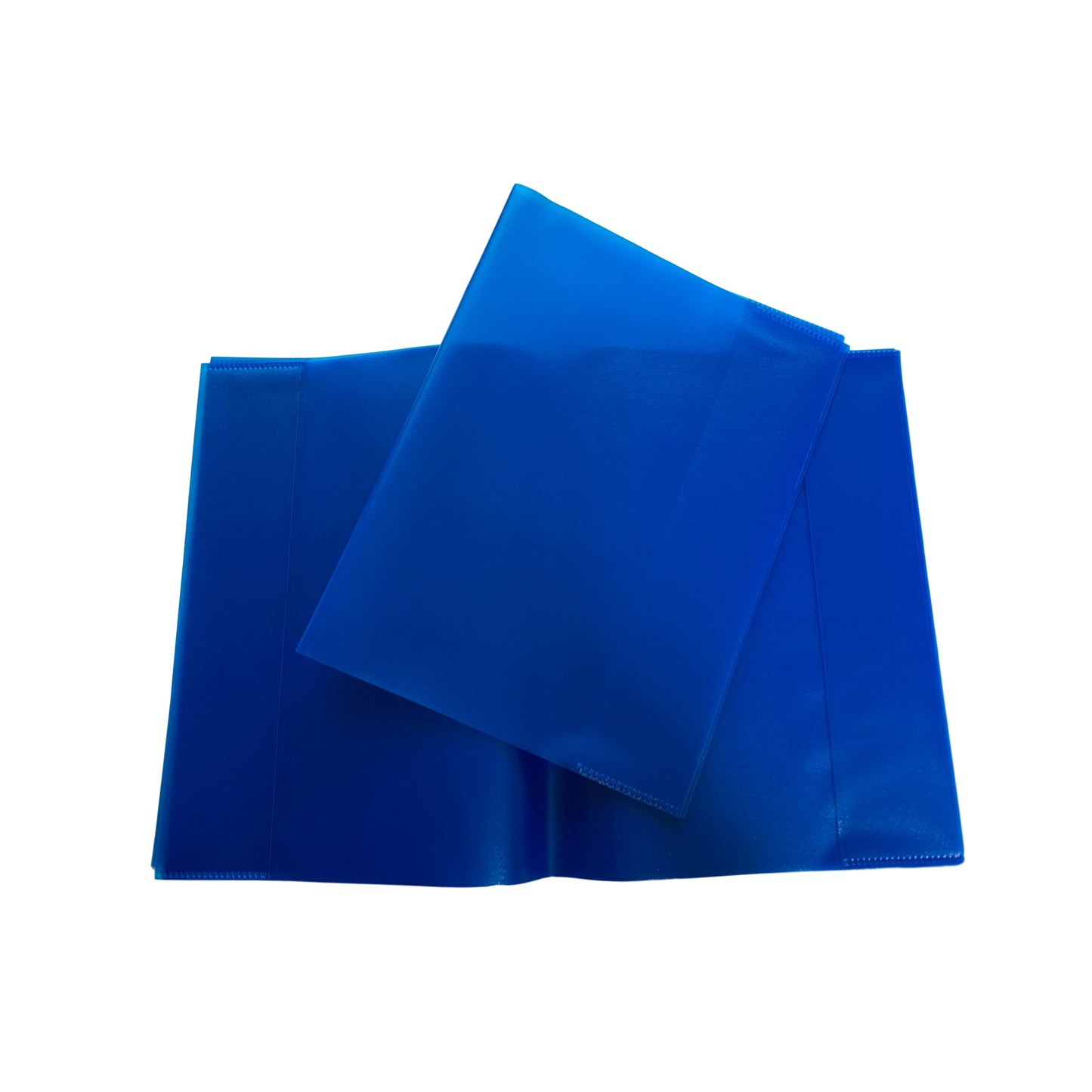 Pack of 10 9x7" Frosted Blue Exercise Book Covers
