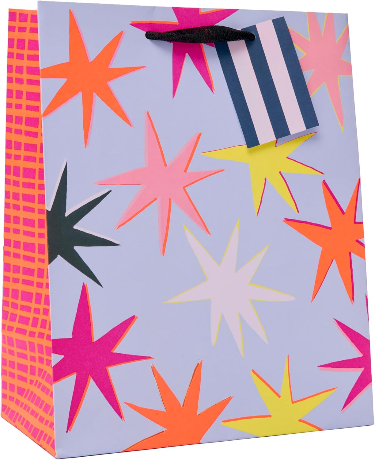 Bright Jagged Starry Design Large Gift Bag