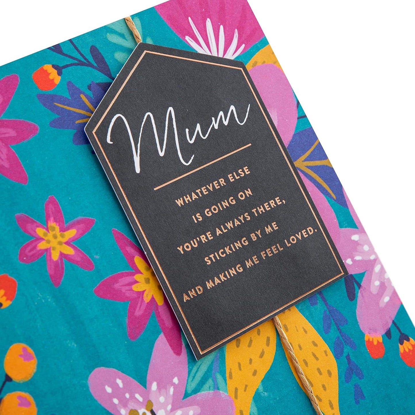Traditional Colourful Floral Design Mum Birthday Card