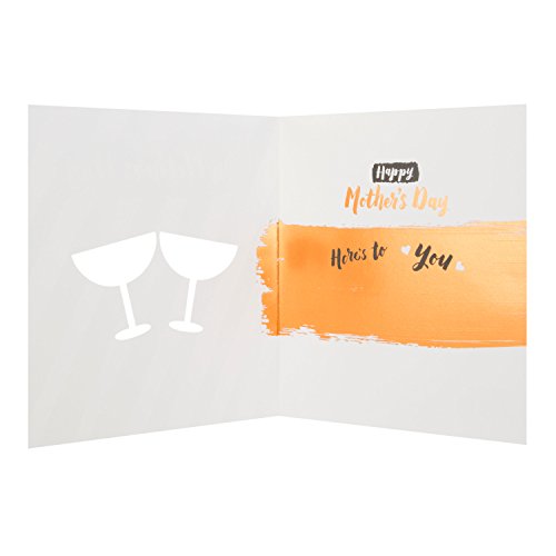 'Here's To You' Modern Open Mother's Day Card