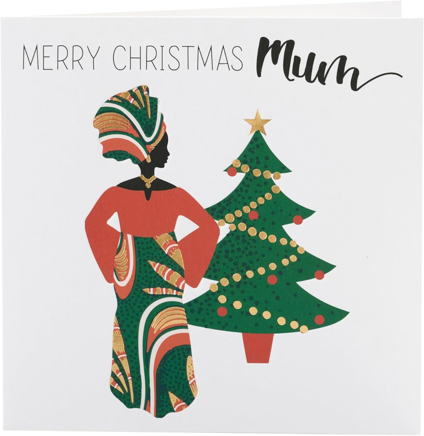 Mum Christmas Card Kindred x Afrotouch