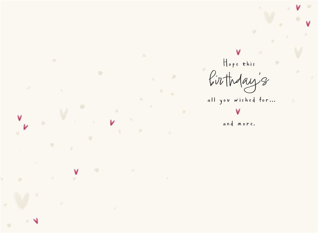 Balloons & Hearts Design One I Love Birthday Card