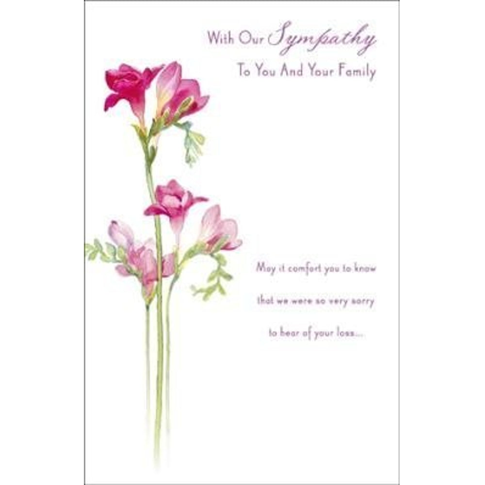 With Our Sympathy, Sympathy Greetings Card