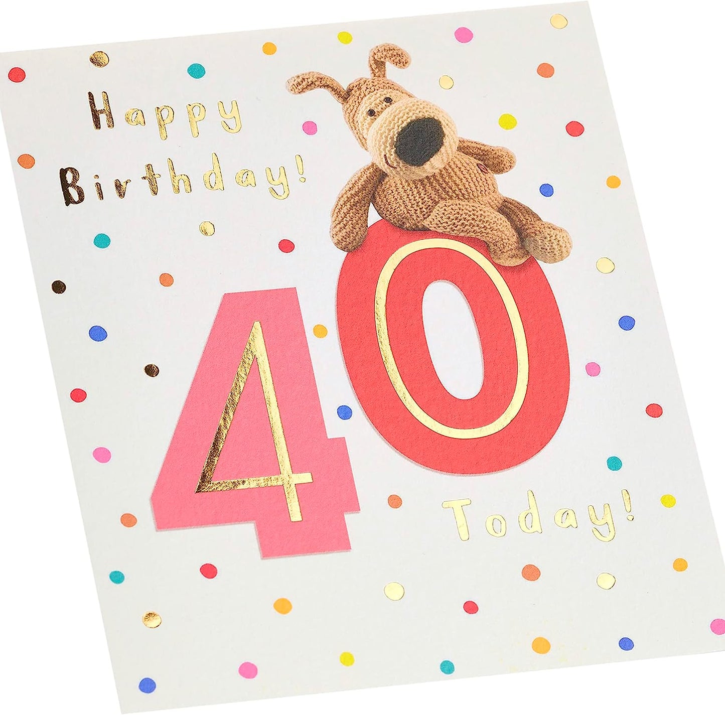 Boofle Cute Design 40th Birthday Card