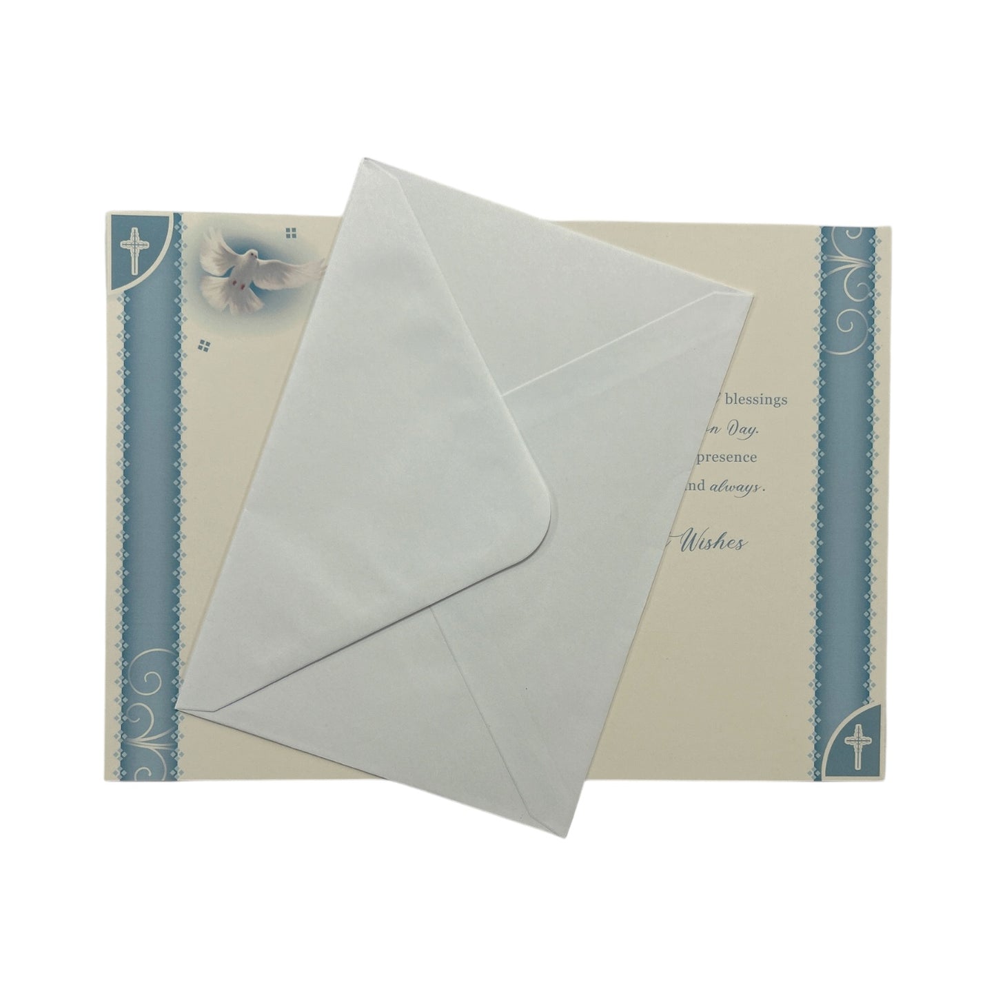 Especially For You Boy On Your Confirmation Dove Design Religious Greeting Card