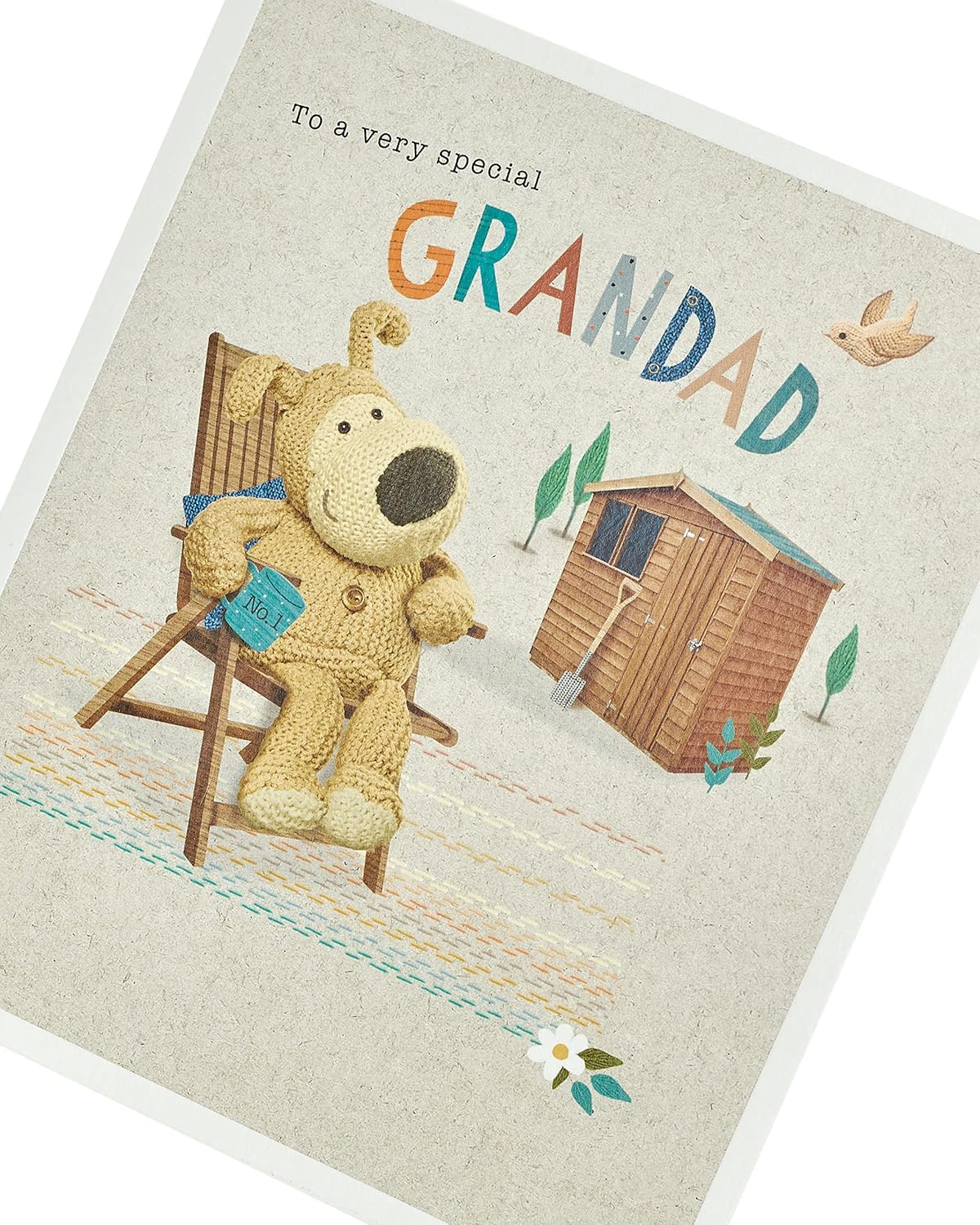 Boofle Relaxing Very Special Grandad Birthday Card