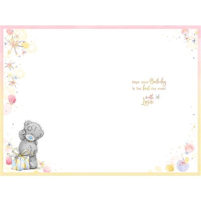 Bear Delivering Gifts Sister Birthday Card
