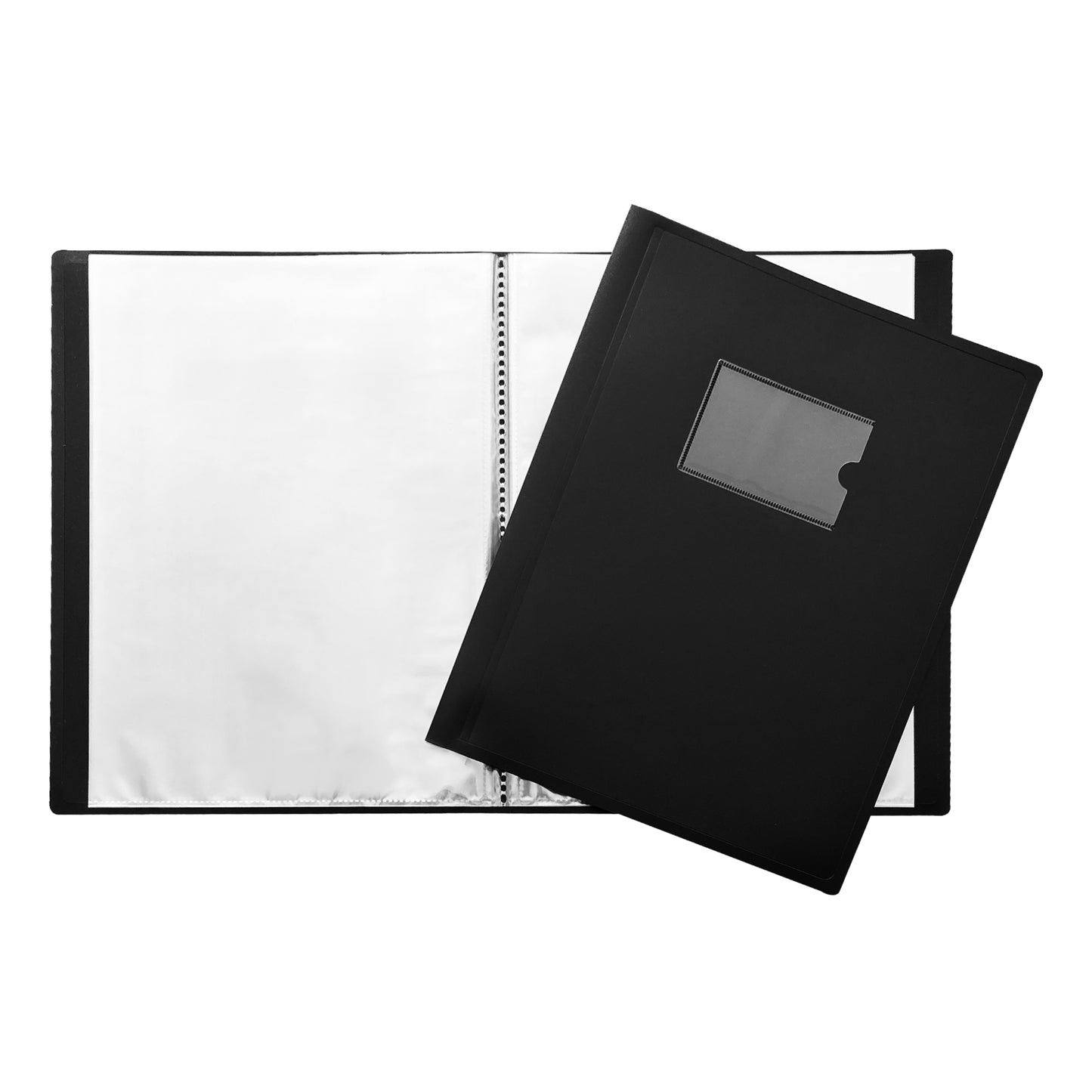 Pack of 10 A4 60 Pocket Black Flexible Cover Display Books