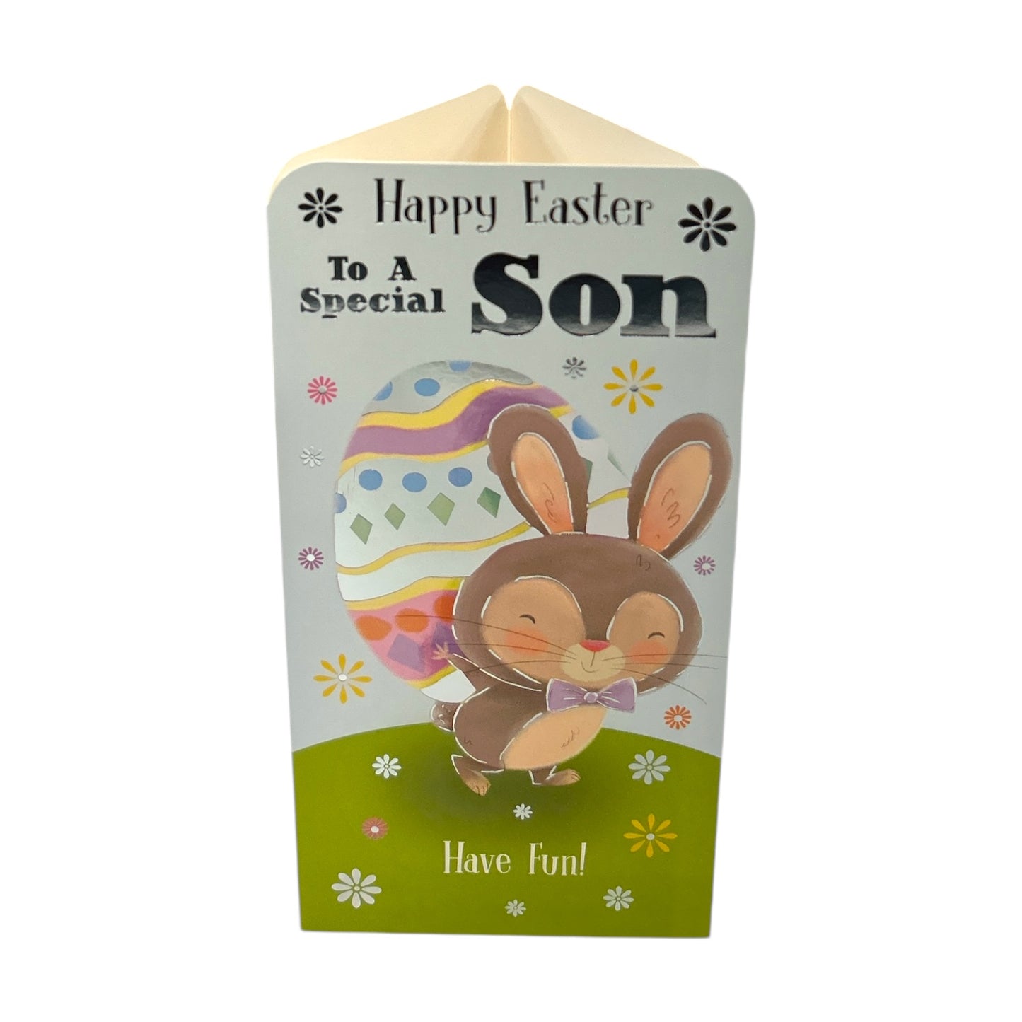 To A Special Son Cute Bunny With Egg Easter Money Wallet Card