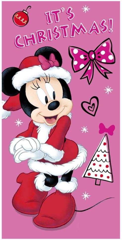Minnie Mouse Design Christmas Money Wallet Card