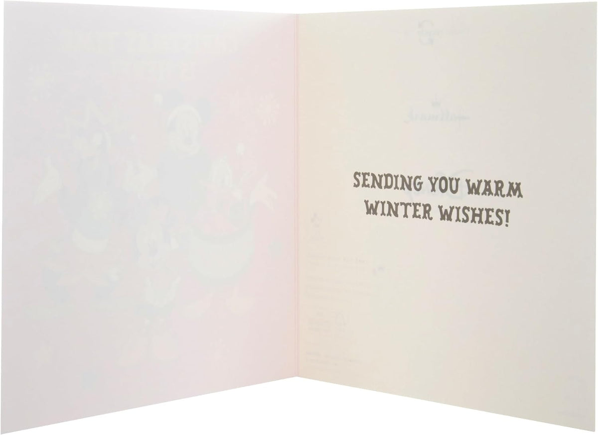 Disney Character Pack of 10 in 2 Fun Designs Christmas Cards