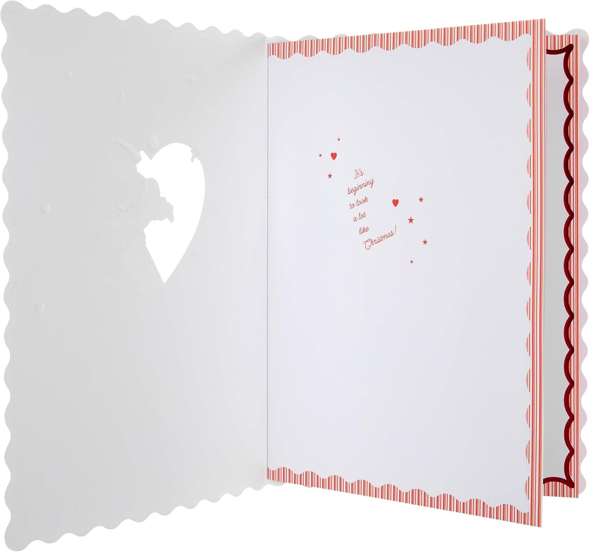 Santa Tree Design To Both of You Christmas Card