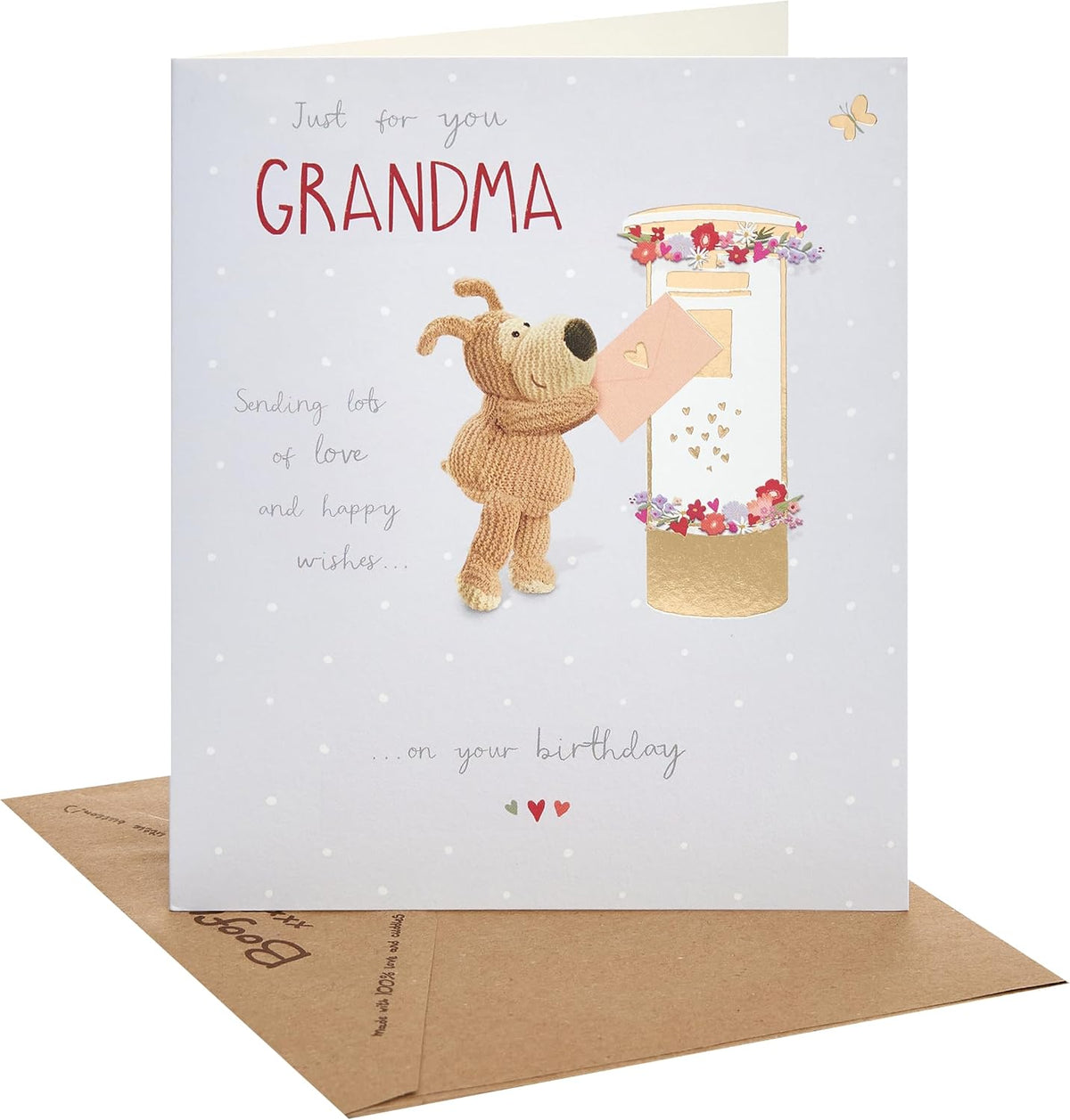 Boofle Posting Letter Grandma Birthday Card
