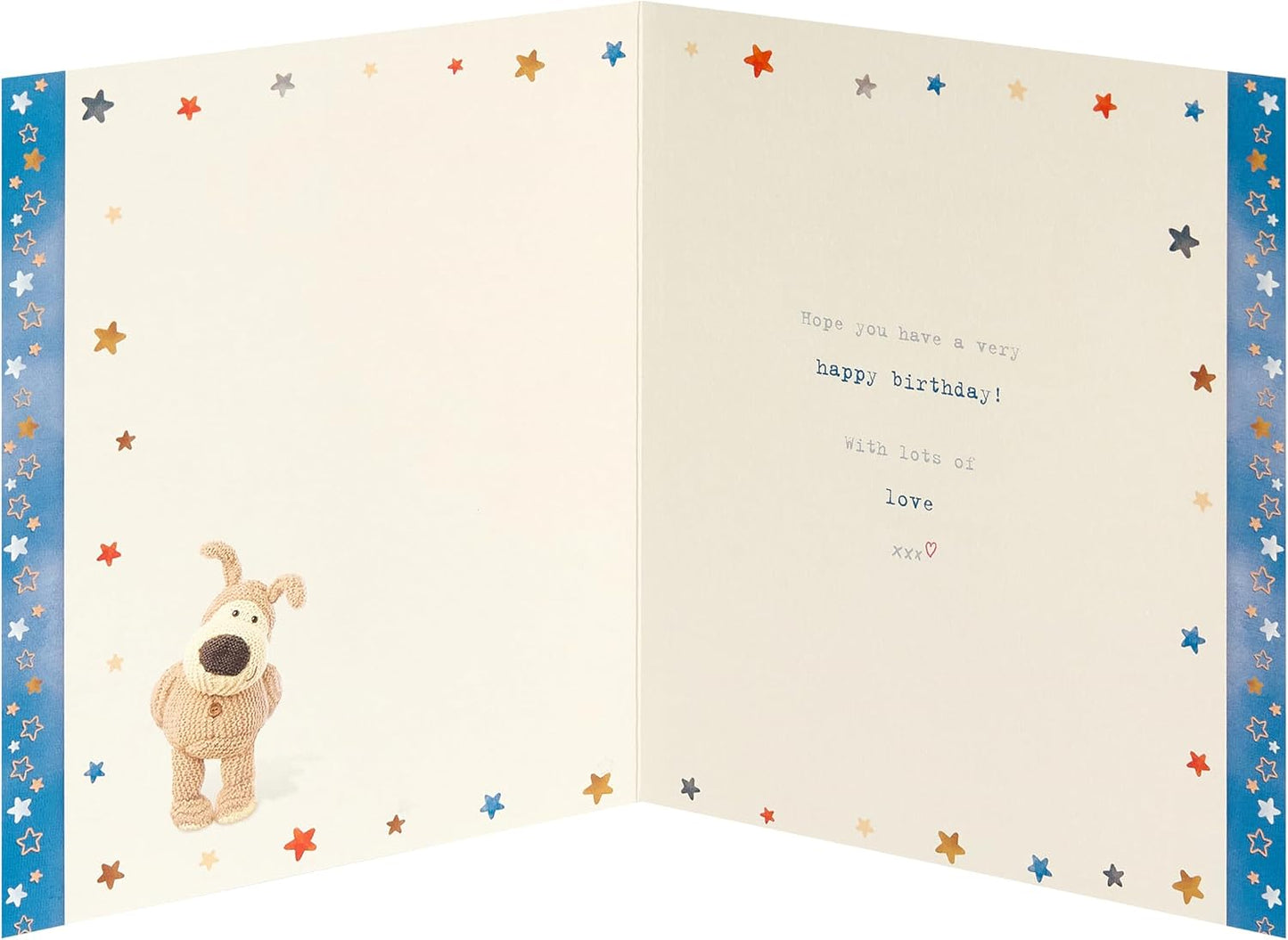Boofle Reading Newspaper Grandad Birthday Card