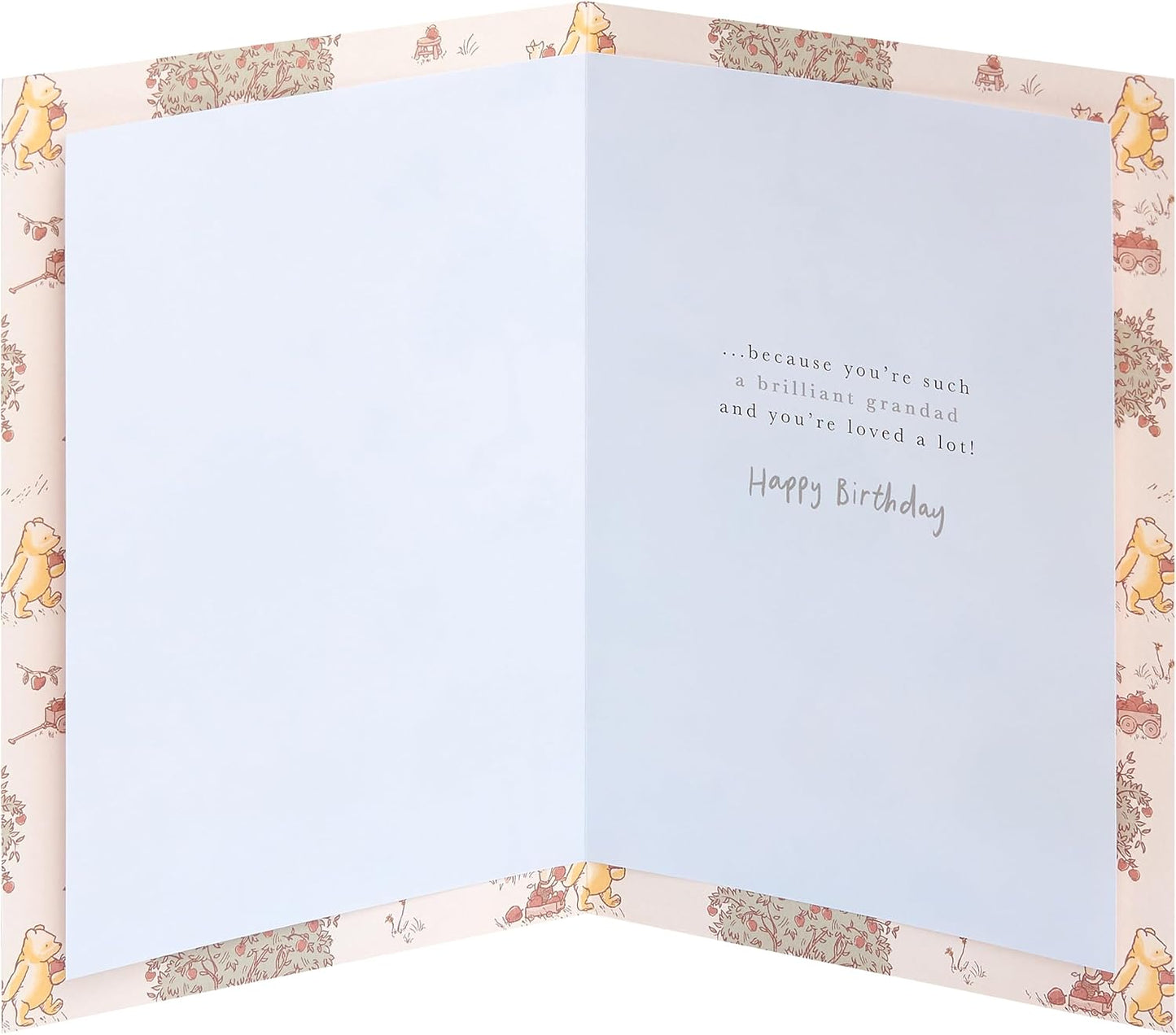 Disney Winnie The Pooh Grandad Birthday Card