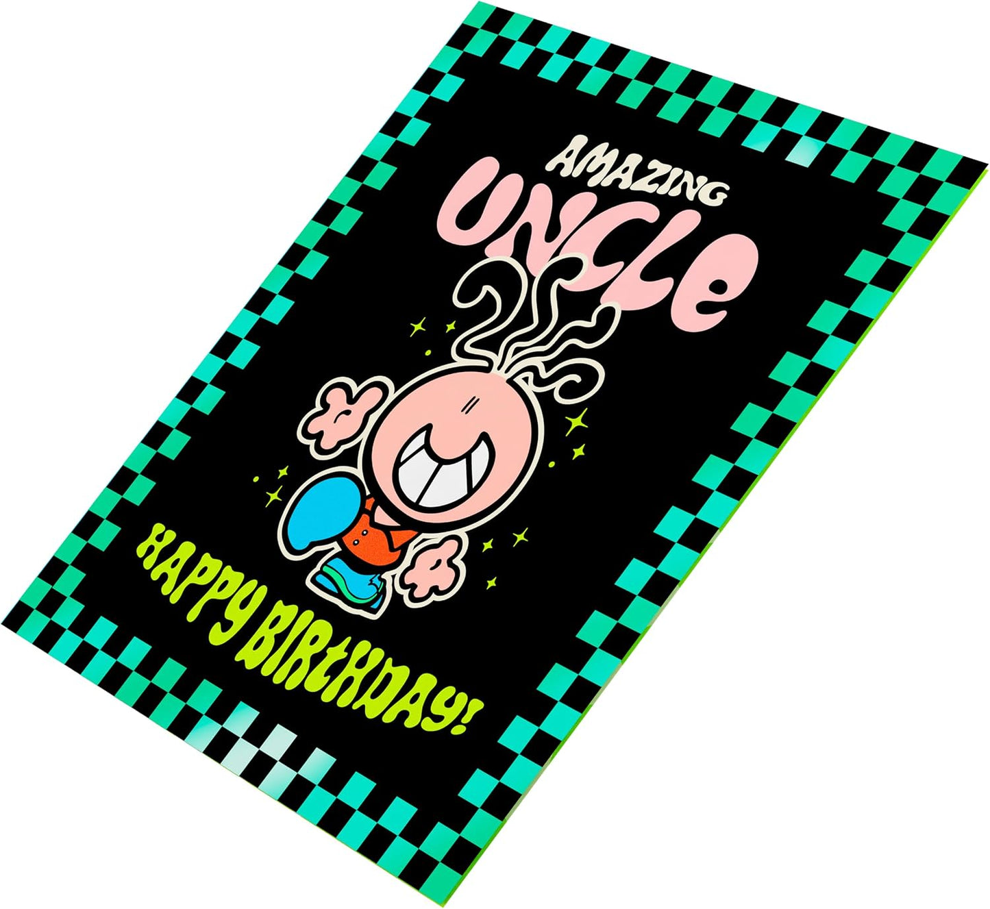 Character Dancing Uncle Birthday Card