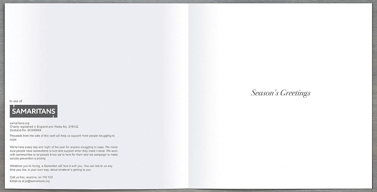 Pack of 8 Twelve Days of Christmas Samaritans Charity Christmas Cards